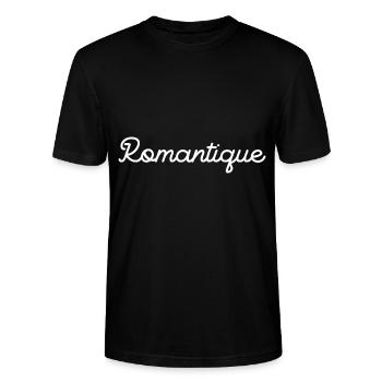 Romantique - T-shirt bio CRAFTER Stanley Stella Unisexe - noir - Devant - Alina (178cm) & Michal (187cm)
