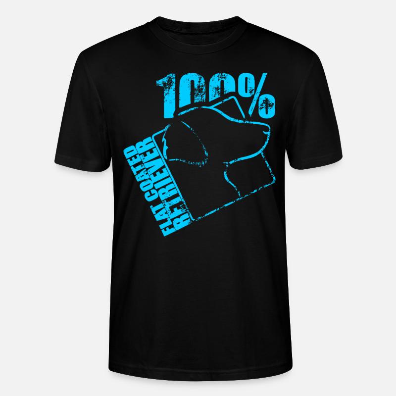 PLAT RETRIEVER 100 COUCHÉ - T-shirt bio CRAFTER Stanley Stella Unisexe - noir