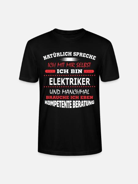 ELEKTRIKER - Stanley/Stella Unisex Bio-T-Shirt CRAFTER - Schwarz