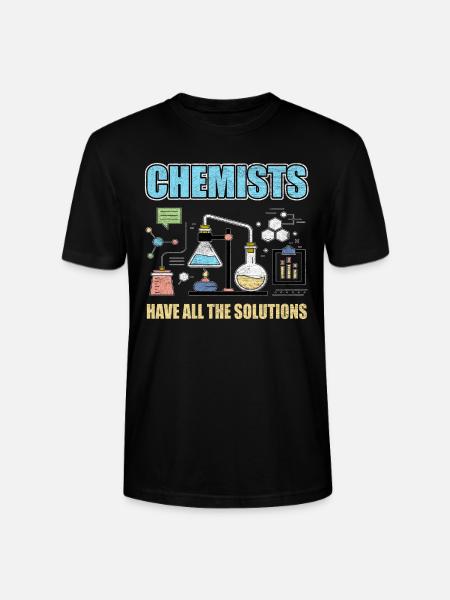Laboratory Test Tube - Stanley/Stella CRAFTER Unisex Organic T-Shirt - black