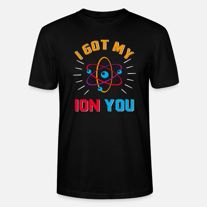 Atome Atom Molekuel - Stanley/Stella Unisex Bio-T-Shirt CRAFTER - Schwarz