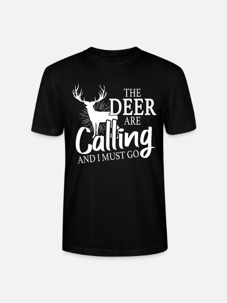 Jäger Hirschjagd - Stanley/Stella Unisex Bio-T-Shirt CRAFTER - Schwarz