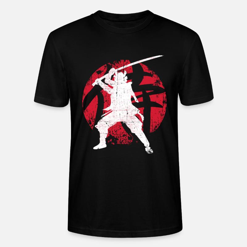 Samurai - Stanley/Stella Unisex Bio-T-Shirt CRAFTER - Schwarz