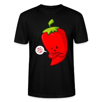 Chili - T-shirt bio CRAFTER Stanley Stella Unisexe - noir - Devant - Alina (178cm) & Michal (187cm)