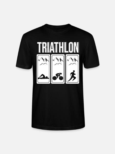 Triathlon Triathlon - T-shirt bio CRAFTER Stanley Stella Unisexe - noir