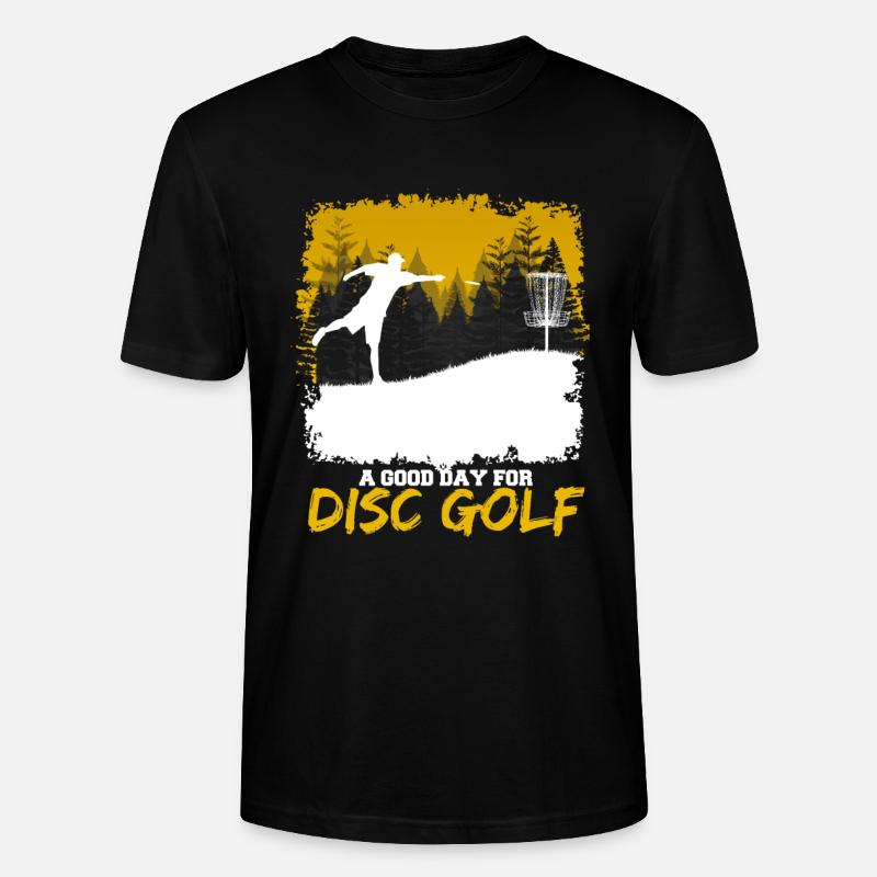 Disc Golf - Stanley/Stella Unisex Bio-T-Shirt CRAFTER - Schwarz