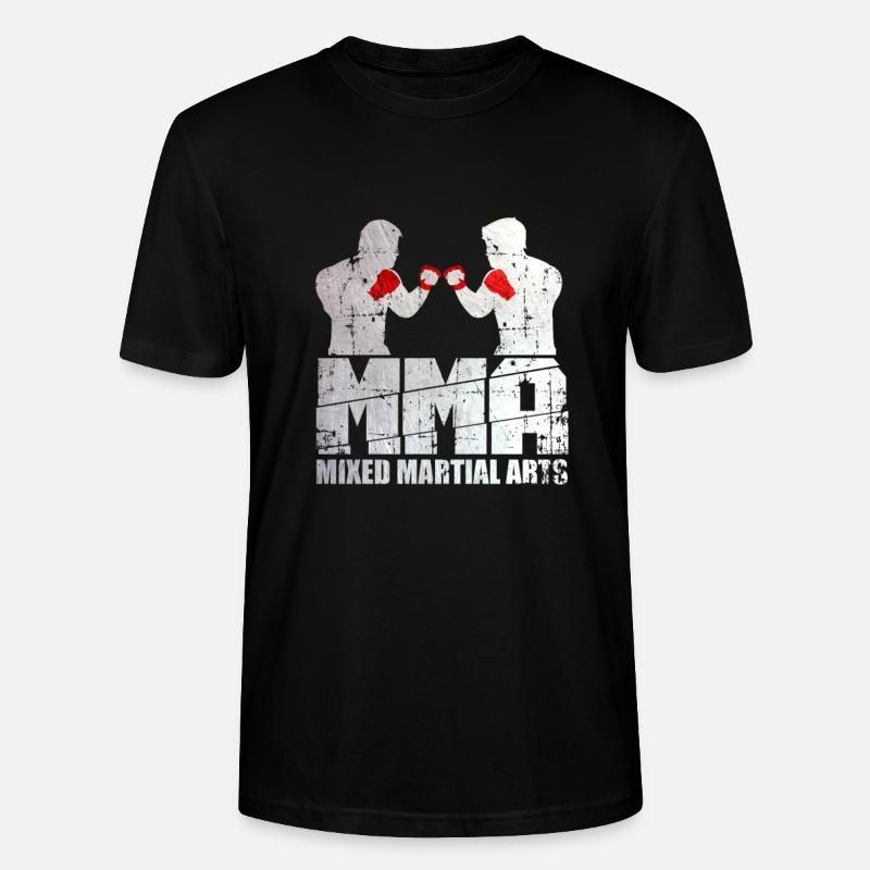 Combattant de MMA - T-shirt bio CRAFTER Stanley Stella Unisexe - noir