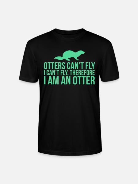 loutre - T-shirt bio CRAFTER Stanley Stella Unisexe - noir
