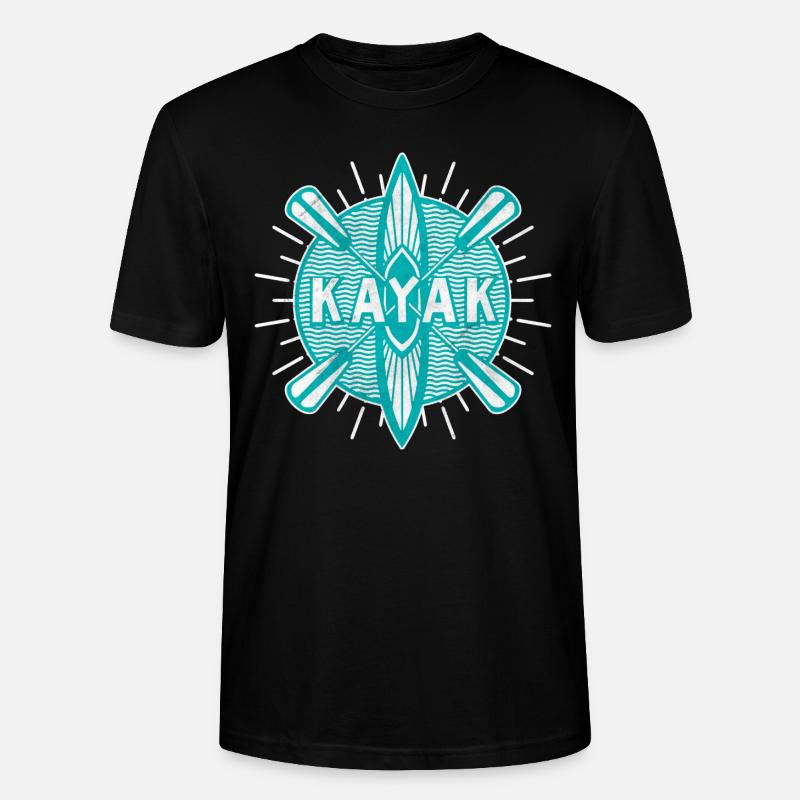 Kayak - Stanley/Stella Unisex Bio-T-Shirt CRAFTER - Schwarz