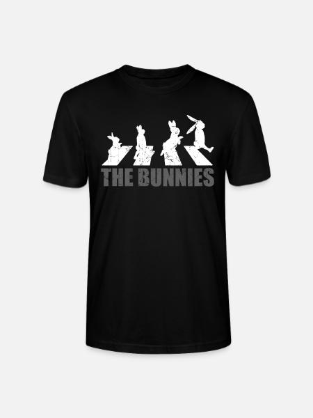 rabbit - Stanley/Stella CRAFTER Unisex Organic T-Shirt - black