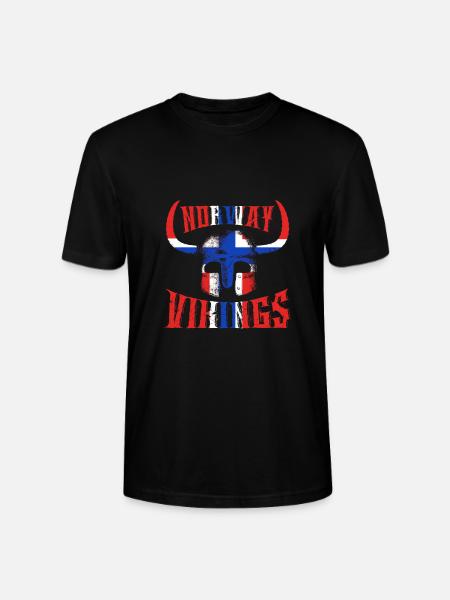 Norwegen Wikinger - Stanley/Stella Unisex Bio-T-Shirt CRAFTER - Schwarz