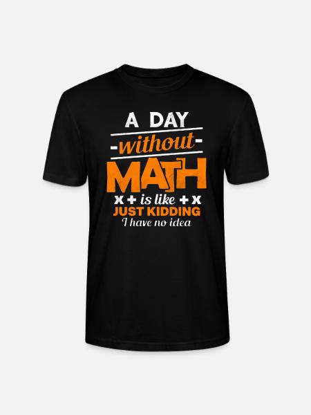 Math Math Math Teacher Teacher - T-shirt bio CRAFTER Stanley Stella Unisexe - noir