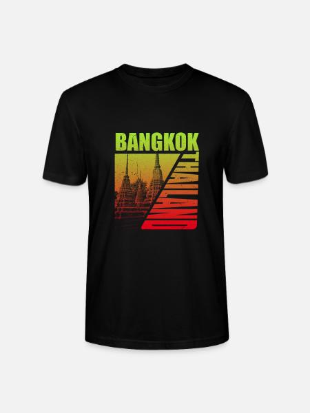 Bangkok - Stanley/Stella CRAFTER Unisex Organic T-Shirt - black