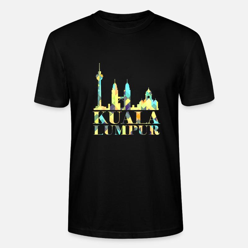 Kuala Lumpur Malaysia Geschenk - Stanley/Stella Unisex Bio-T-Shirt CRAFTER - Schwarz
