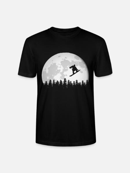 Snowboard - Stanley/Stella Unisex Bio-T-Shirt CRAFTER - Schwarz