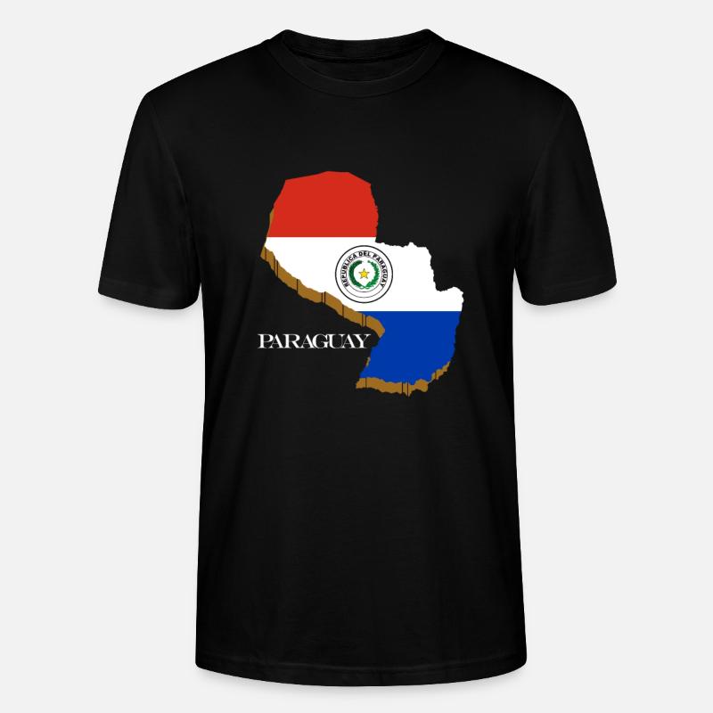 Paraguay - Stanley/Stella Unisex Bio-T-Shirt CRAFTER - Schwarz