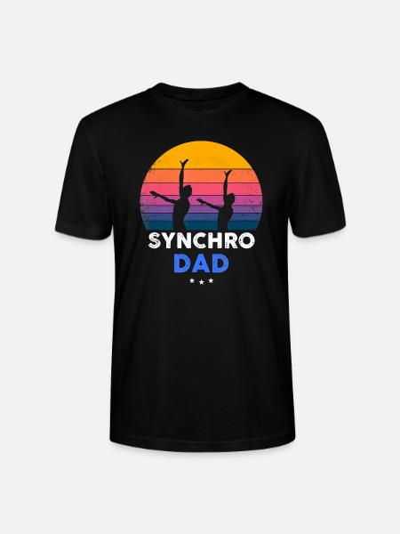 Synchronschwimmen Synchro Dad Funny - Stanley/Stella Unisex Bio-T-Shirt CRAFTER - Schwarz