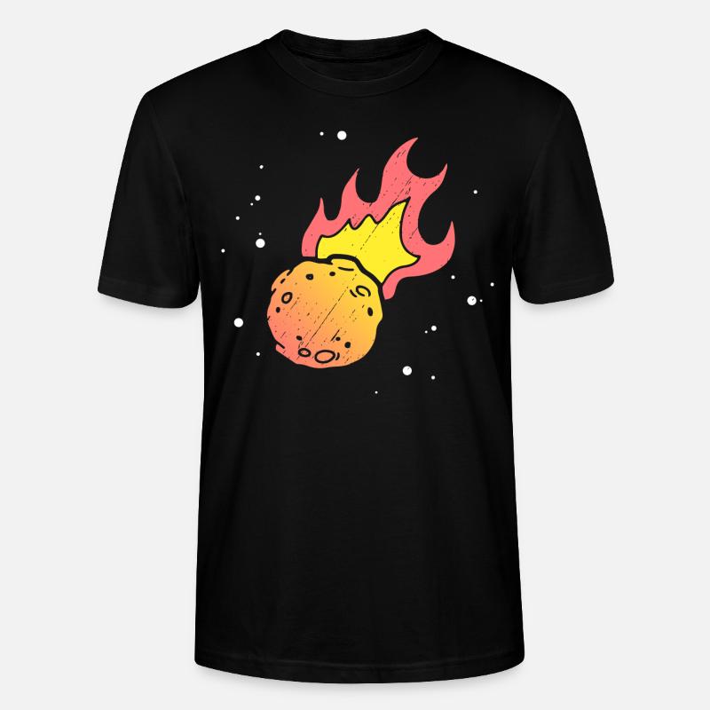 Distressed Meteor - Stanley/Stella Unisex Bio-T-Shirt CRAFTER - Schwarz