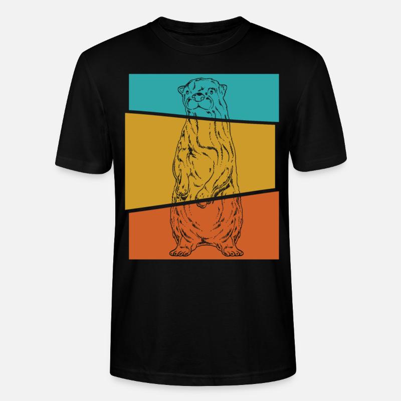 Otter - Stanley/Stella Unisex Bio-T-Shirt CRAFTER - Schwarz