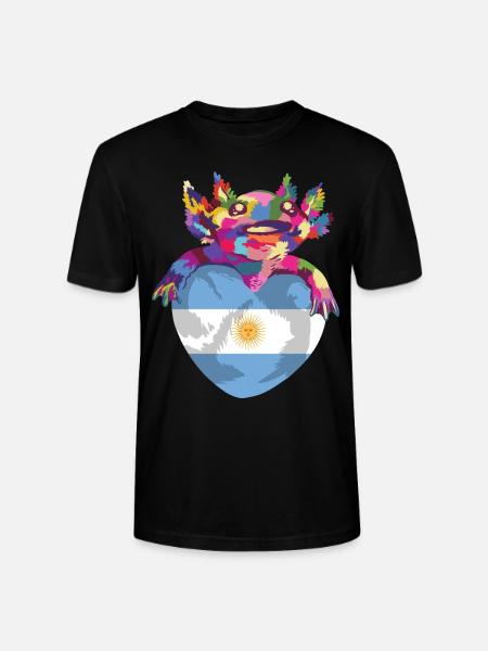 Argentine Drapeau Amérique du Sud Drapeau argentin - T-shirt bio CRAFTER Stanley Stella Unisexe - noir
