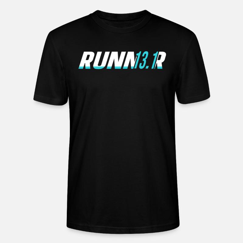 13.1 Coureur de semi-marathon - T-shirt bio CRAFTER Stanley Stella Unisexe - noir