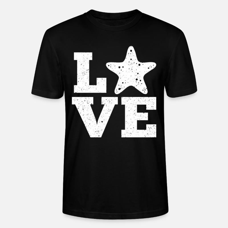 Seestern - Stanley/Stella Unisex Bio-T-Shirt CRAFTER - Schwarz