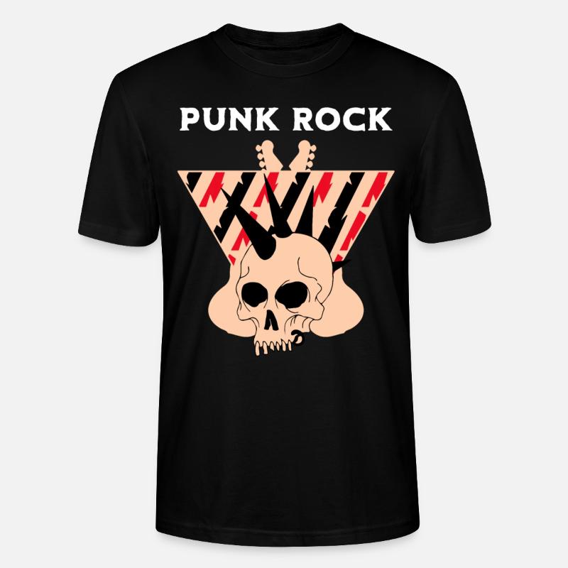 Punk Rock Punks Punk - Stanley/Stella Unisex Bio-T-Shirt CRAFTER - Schwarz