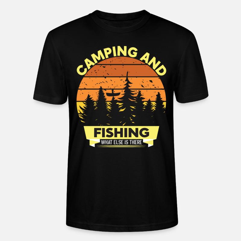 Camping et pêche - T-shirt bio CRAFTER Stanley Stella Unisexe - noir