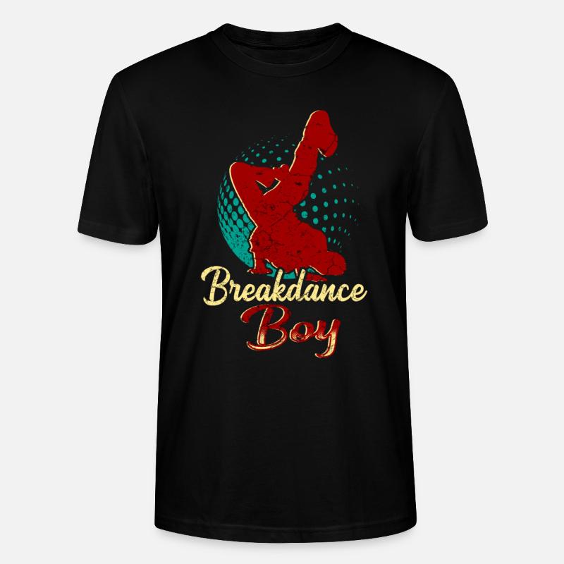 Breakdance Junge Breakdancer Tanzen - Stanley/Stella Unisex Bio-T-Shirt CRAFTER - Schwarz