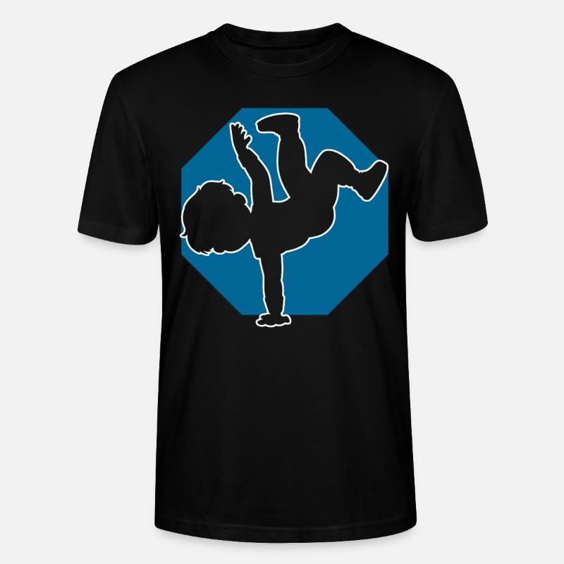 Breakdancer Junge Breakdancing - Stanley/Stella Unisex Bio-T-Shirt CRAFTER - Schwarz