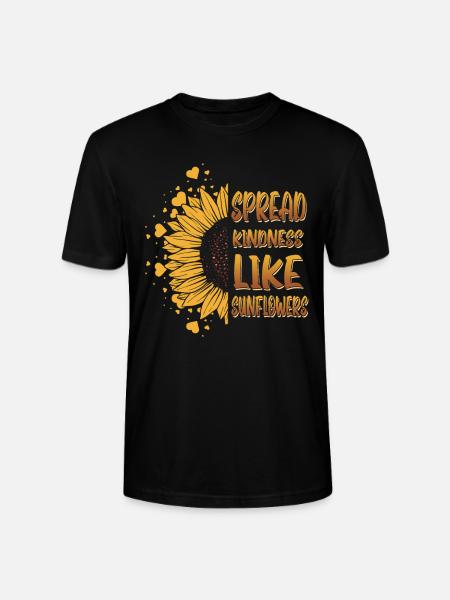 Solros Motivation Inspiration - Ekologisk T-shirt CRAFTER unisex från Stanley/Stella - svart