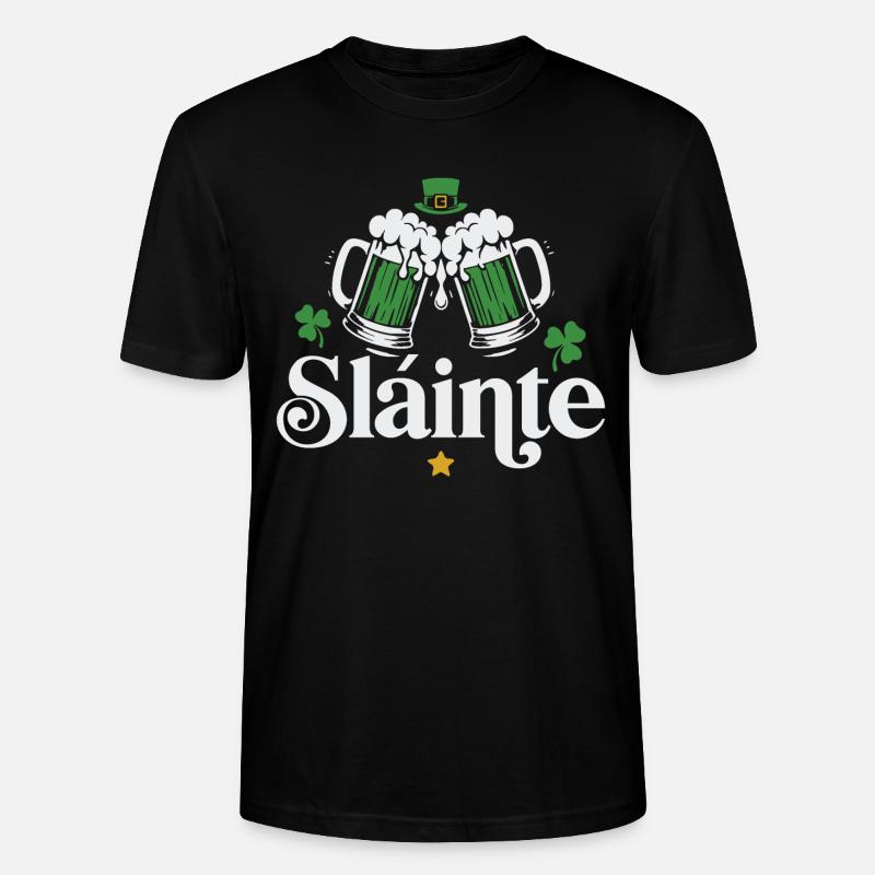 Slainte - Stanley/Stella Unisex Bio-T-Shirt CRAFTER - Schwarz