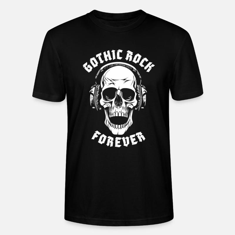 GOTHIC ROCK FOREVER - Stanley/Stella CRAFTER Unisex Organic T-Shirt - black