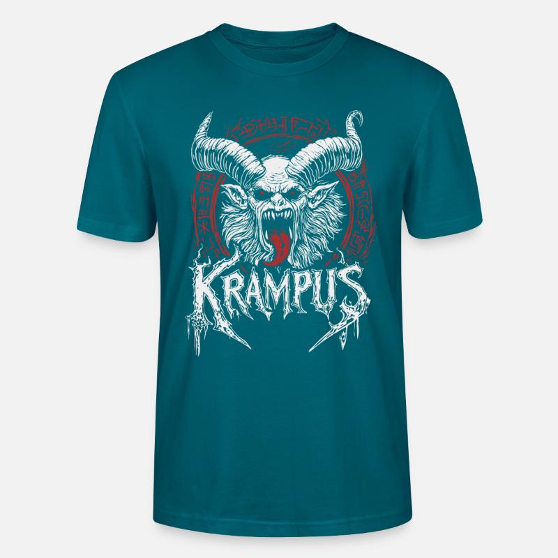 KRAMPUS NIKOLAUS KNECHT RUPRECHT KRAMPERL PERCHTEN Stanley/Stella CRAFTER Unisex Organic T-Shirt