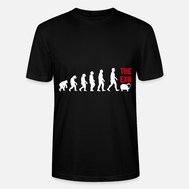 EVOLUTION WITZIG LUSTIG - Stanley/Stella Unisex Bio-T-Shirt CRAFTER - Schwarz