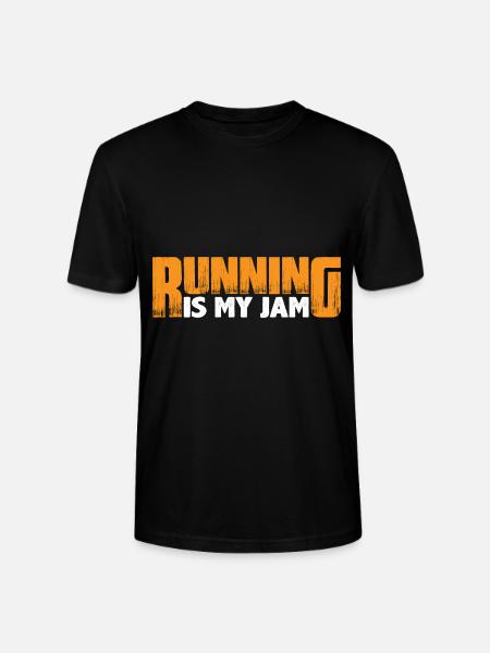 Running Is My Jam 8 - Stanley/Stella CRAFTER Unisex Organic T-Shirt - black
