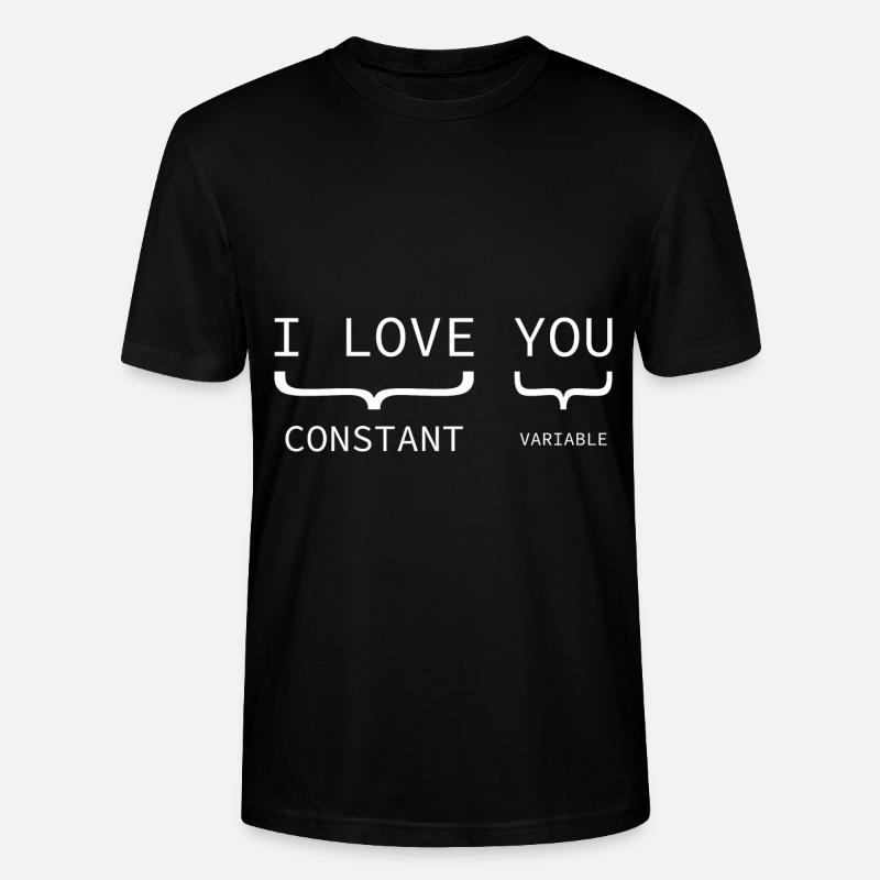 Konstante Variable Programmierer - Stanley/Stella Unisex Bio-T-Shirt CRAFTER - Schwarz