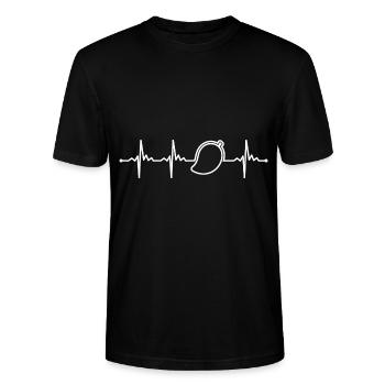 Mango - Stanley/Stella Unisex Bio-T-Shirt CRAFTER - Schwarz - Vorne - Alina (178cm) & Michal (187cm)