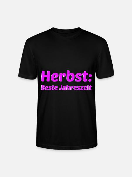 Herbst Jahreszeit Herbstlich - Stanley/Stella Unisex Bio-T-Shirt CRAFTER - Schwarz