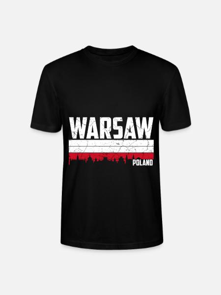 Varsovie Pologne - T-shirt bio CRAFTER Stanley Stella Unisexe - noir