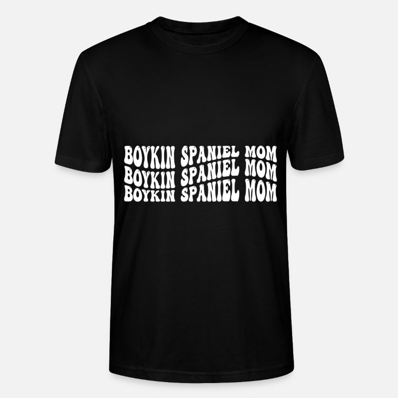 Boykin Spaniel Mom - Stanley/Stella Unisex Bio-T-Shirt CRAFTER - Schwarz