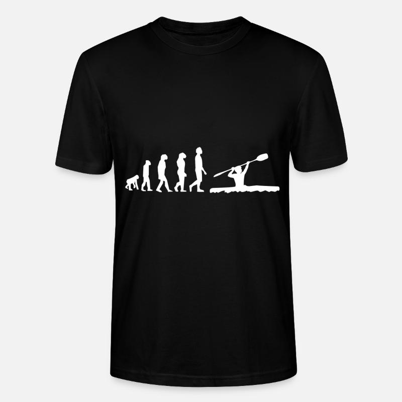 Kayak evolution - Stanley/Stella CRAFTER Unisex Organic T-Shirt - black