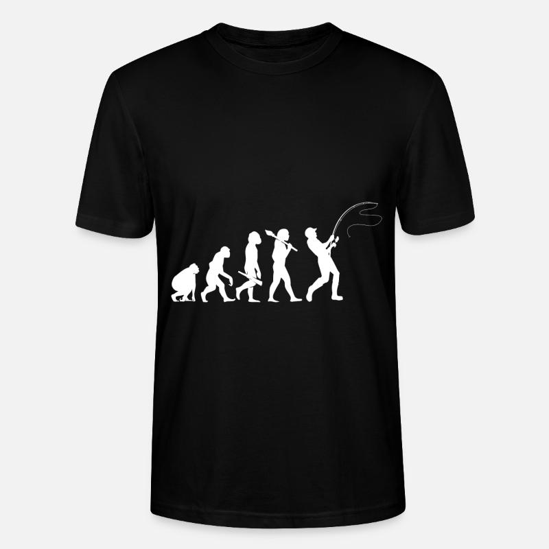 Pêcher Evolution - T-shirt bio CRAFTER Stanley Stella Unisexe - noir