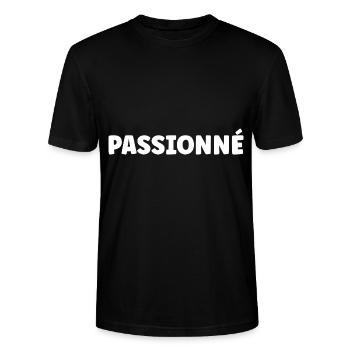 Passionné - T-shirt bio CRAFTER Stanley Stella Unisexe - noir - Devant - Alina (178cm) & Michal (187cm)