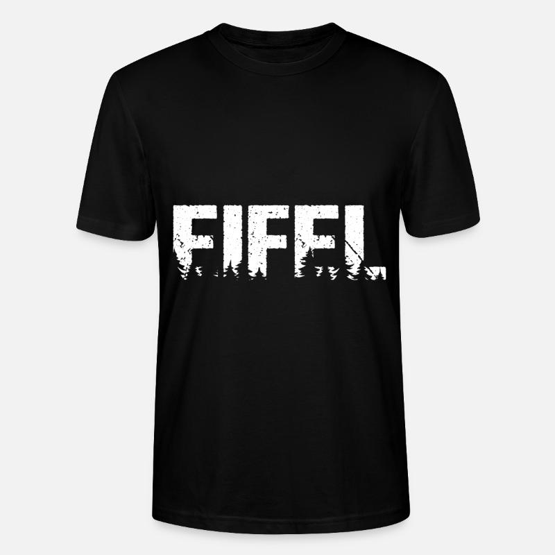 Eifel Wald Wandern - Stanley/Stella Unisex Bio-T-Shirt CRAFTER - Schwarz