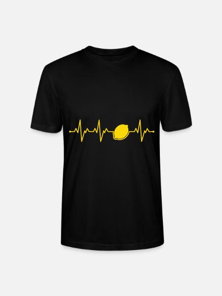 Zitrone - Stanley/Stella Unisex Bio-T-Shirt CRAFTER - Schwarz