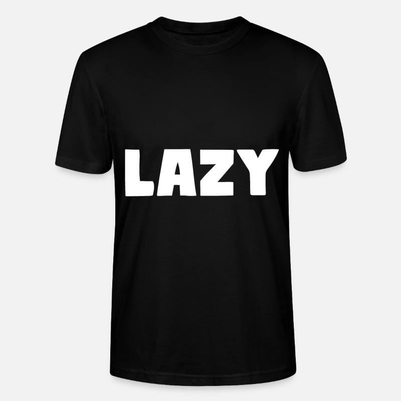 Lazy - Stanley/Stella Unisex Bio-T-Shirt CRAFTER - Schwarz