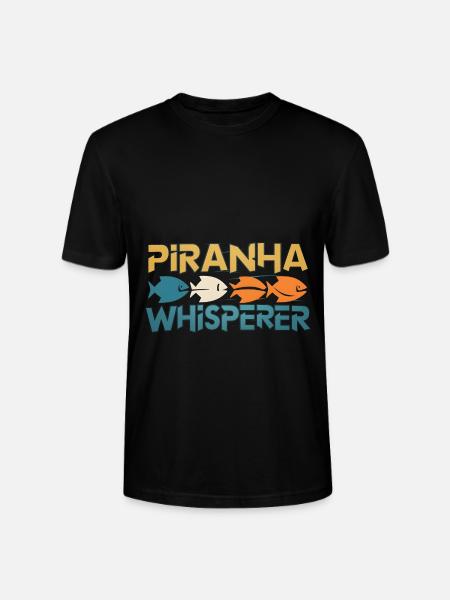 Piranha - Stanley/Stella Unisex Bio-T-Shirt CRAFTER - Schwarz