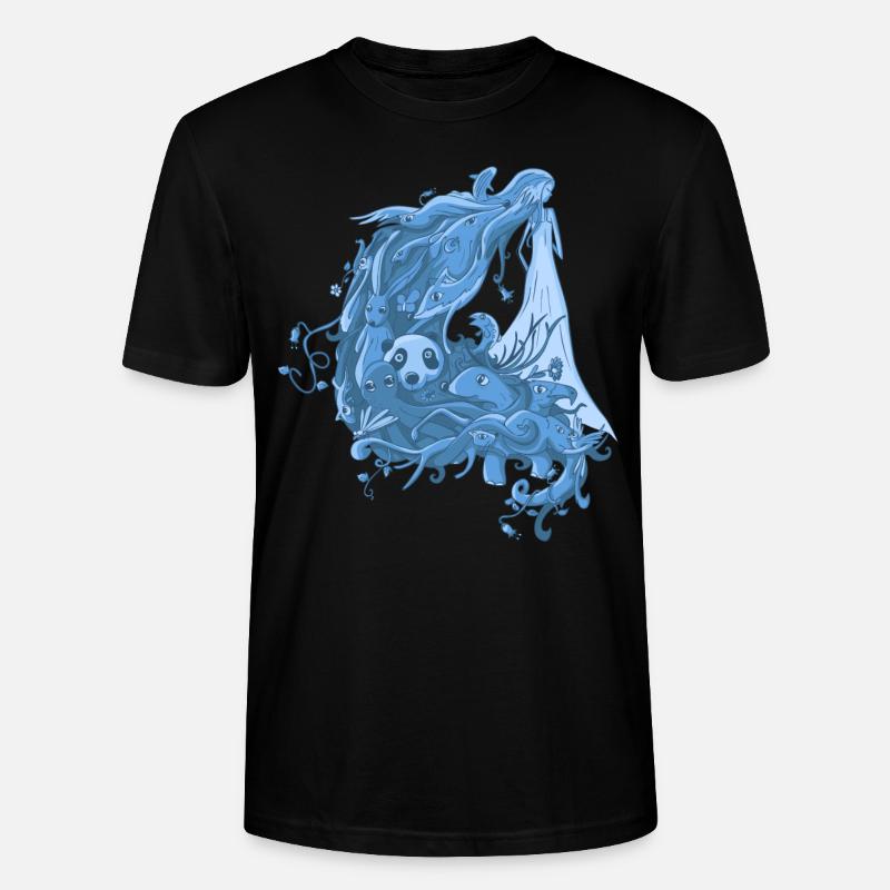 Mutter Natur - Stanley/Stella Unisex Bio-T-Shirt CRAFTER - Schwarz