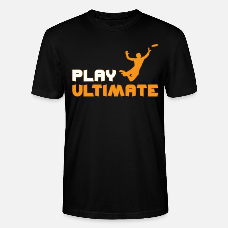 Ultimate Frisbee - Stanley/Stella Unisex Bio-T-Shirt CRAFTER - Schwarz